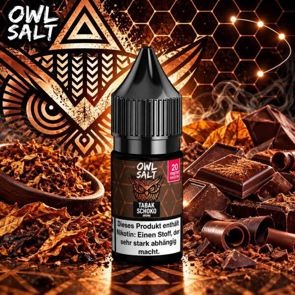 OWL Salt Tabak Schoko - Nikotinsalz eLiquid 10ml