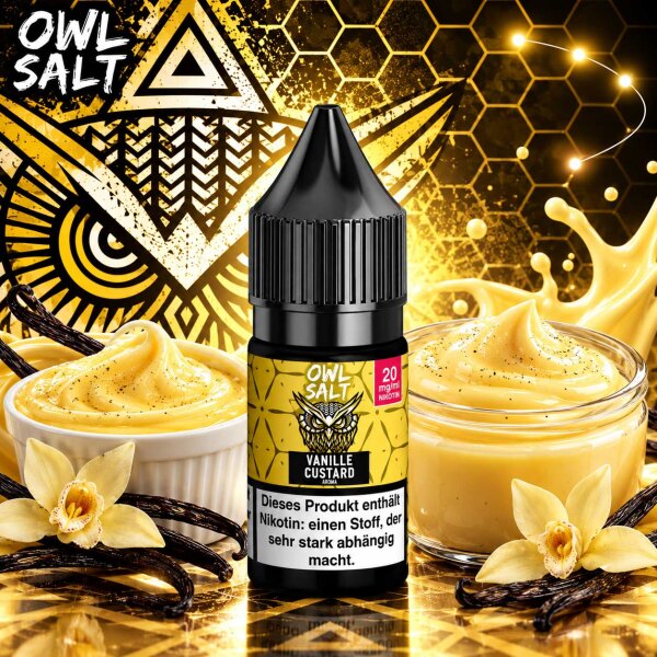 OWL Salt Vanilla Custard - Nikotinsalz eLiquid 10ml