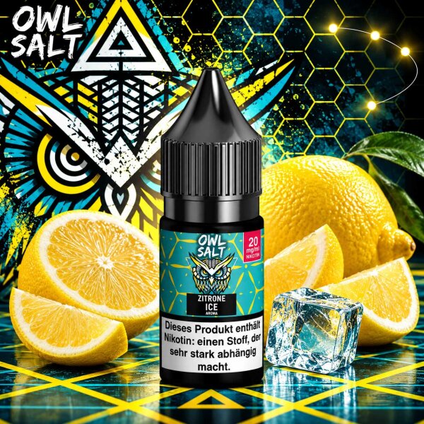 OWL Salt Zitrone Ice - Nikotinsalz eLiquid 10ml