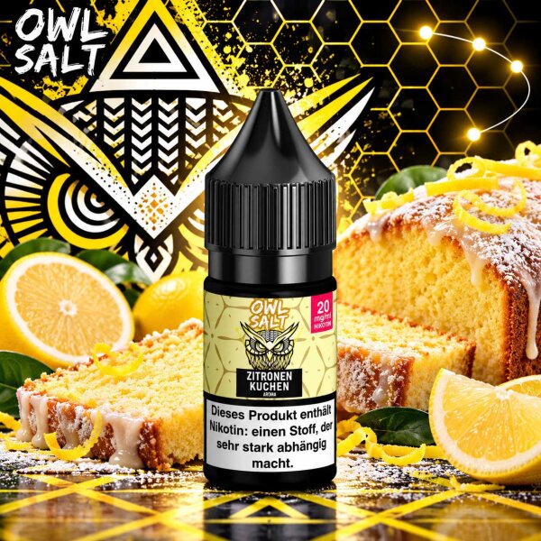 OWL Salt Zitronenkuchen - Nikotinsalz eLiquid 10ml