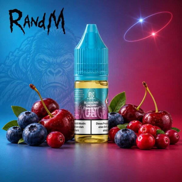 RandM Tornado Blueberry Cherry Cranberry - Nikotinsalz eLiquid 10ml