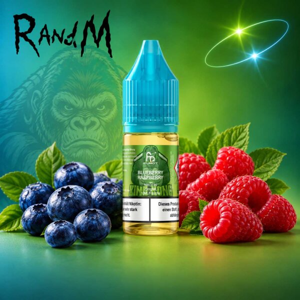 RandM Tornado Blueberry Raspberry - Nikotinsalz eLiquid 10ml