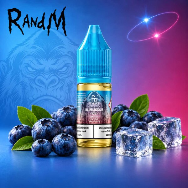RandM Tornado Bluelicious Ice - Nikotinsalz eLiquid 10ml