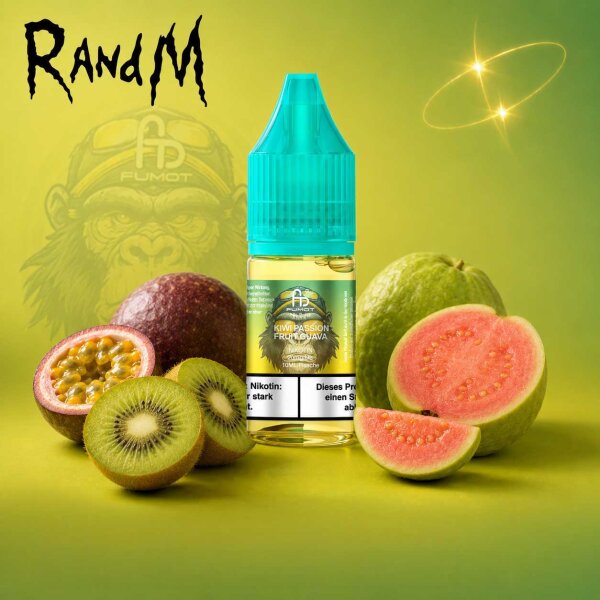 RandM Tornado Kiwi Passionfruit Guava - Nikotinsalz eLiquid