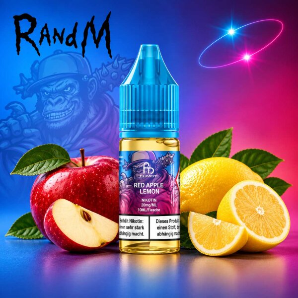 RandM Tornado Red Apple Lemon - Nikotinsalz eLiquid 10ml