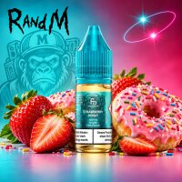 RandM Tornado Strawberry Donut - Nikotinsalz eLiquid 10ml