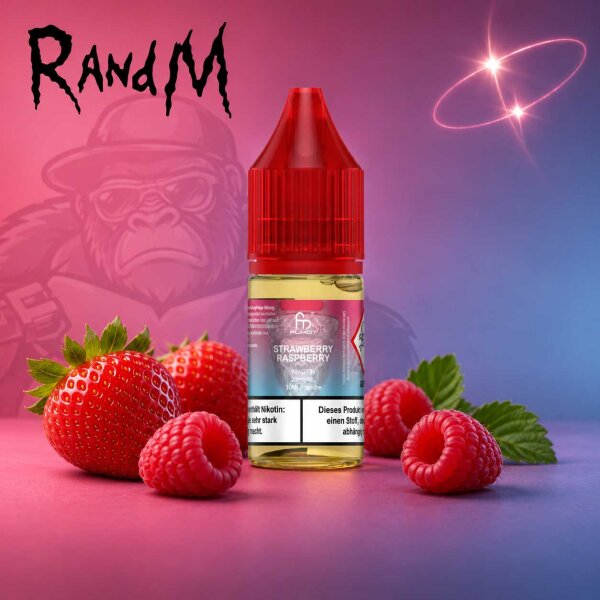 RandM Tornado Strawberry Raspberry - Nikotinsalz eLiquid 10ml